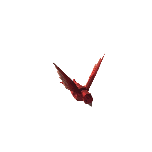 Low Poly Bird 01